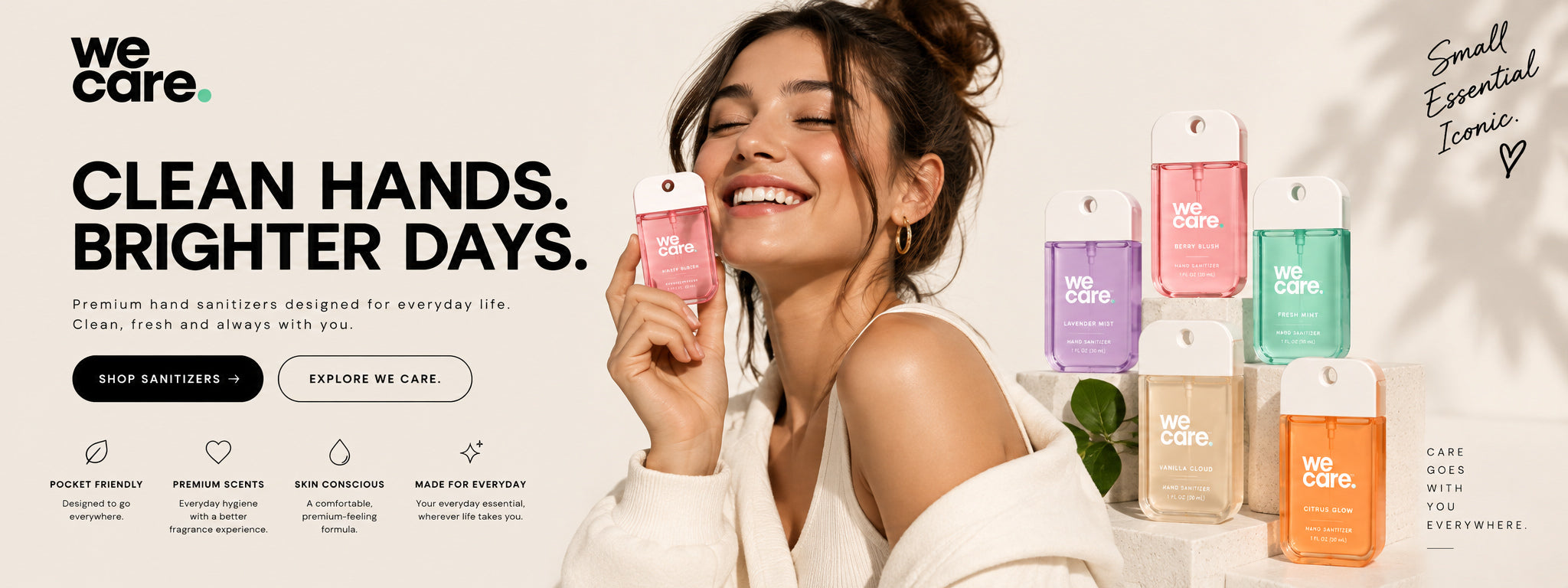 we care. Clean hands. Brighter days.
